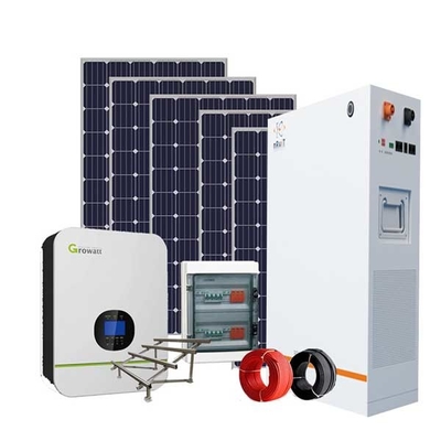 MPPT 48V Wohnsolarenergie-System der Sonnenkollektor-Dachspitzen-System/12kw