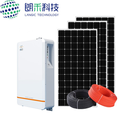 400 Dachspitze des Watt-Haushalts-Sonnensystem-/24Kwh 480Ah 38.23V Solarpv-System