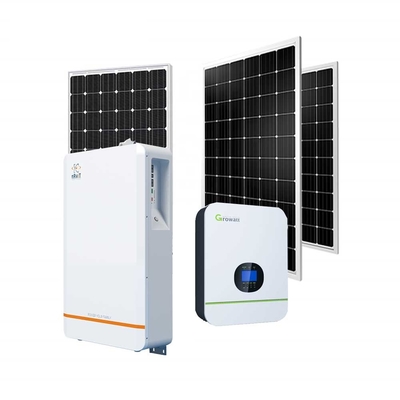 Wohnsonnenkollektor-Dach der solarbatterie-10kw des Speicher-240Ah, das Systeme anbringt