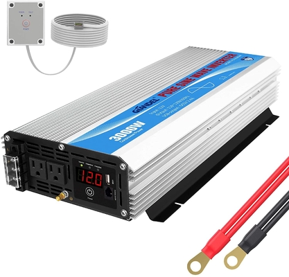 reiner Wellenkraft-Inverter DC12V des Sinus-3000W zu AC120V mit Fernbedienung