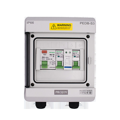 Polycarbonat ABS-Solar-Wechselstrom-Verteilerkasten-Solarstromsystem IP66 230V
