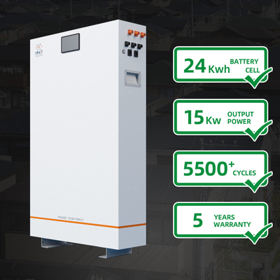 Populärer wieder aufladbarer Haushalts-Energie-Speicher-tiefer Zyklus-Solarbatterie 24kwh