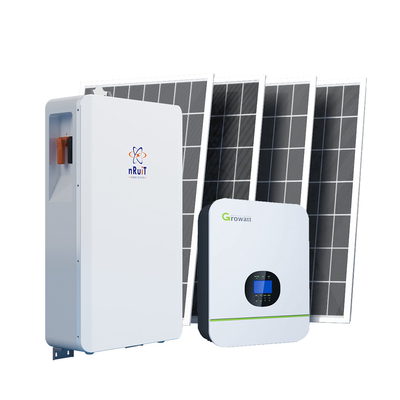 Haushalts-Sonnenkollektor-Ausrüstungen 100ah 48V Solarstromsystem-5Kwh