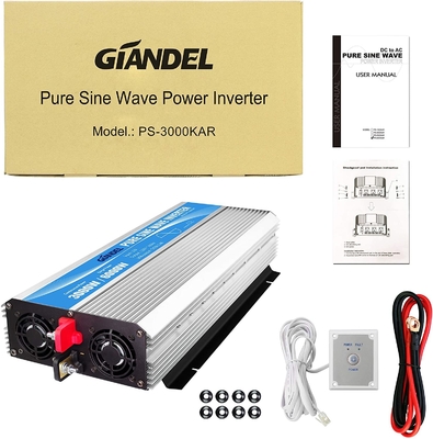 reiner Wellenkraft-Inverter DC12V des Sinus-3000W zu AC120V mit Fernbedienung