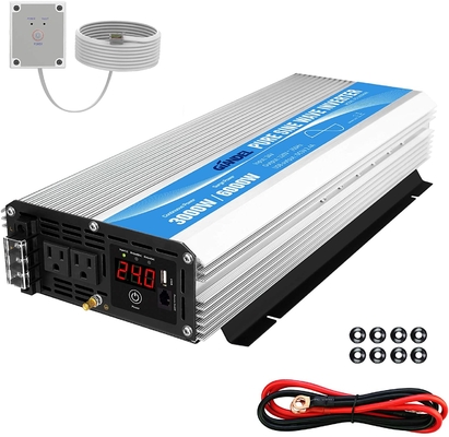 Sinus-Wellen-hybrider Solarinverter 3000W MSDS UN38.3 DC24V reiner