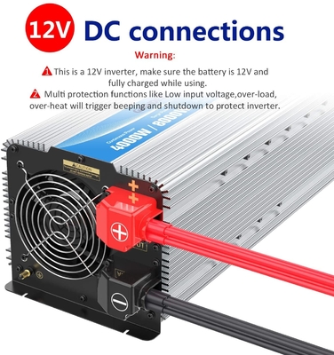 Hochleistungs-Sinus-Wellenkraft-Inverter 12V 2.4A hybrider Solarinverter-LED 4000W reiner
