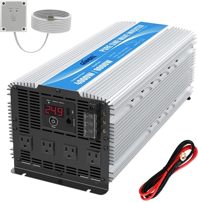 Sinus-Wellen-Inverter 1.5Amps Giandel 4000W 24V reiner mit vier Wechselstrom-Ausgängen