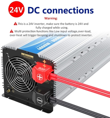 Sinus-Wellen-Inverter 1.5Amps Giandel 4000W 24V reiner mit vier Wechselstrom-Ausgängen